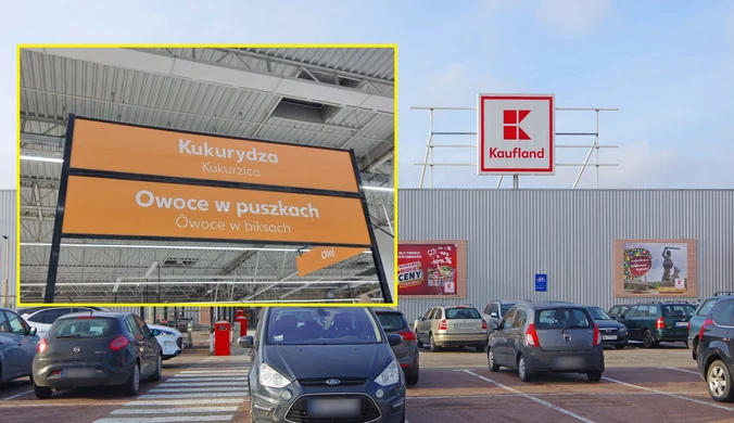 Śląsk: Kaufland wprowadził dwujęzyczne nazwy w sklepach