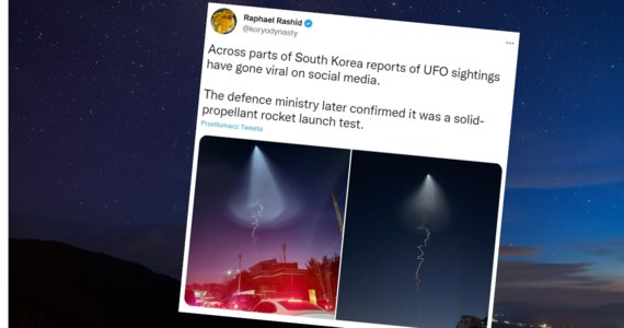 Społeczeństwo Korei Południowej nie zostało uprzedzone o próbnym locie kosmicznej rakiety i w związku z tym nieznany obiekt wywołał niemal panikę. Pojawiły się obawy przed UFO bądź zwiastującą wojnę rakietą, wystrzeloną z Korei Północnej - pisze agencja AP.