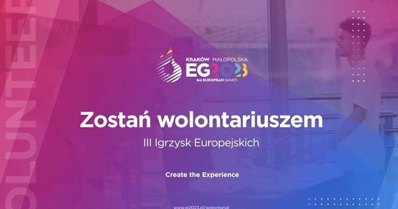 Poszukiwani wolontariusze do największej sportowej imprezy w Polsce - już w czerwcu w Krakowie i w Małopolsce odbędą się III Igrzyska Europejskie. Potrzebnych jest nawet 7 tysięcy wolontariuszy. Do tej pory zgłosiło się 3,5 tysiąca osób.