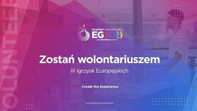 ​Zostań wolontariuszem Igrzysk Europejskich Kraków-Małopolska 2023