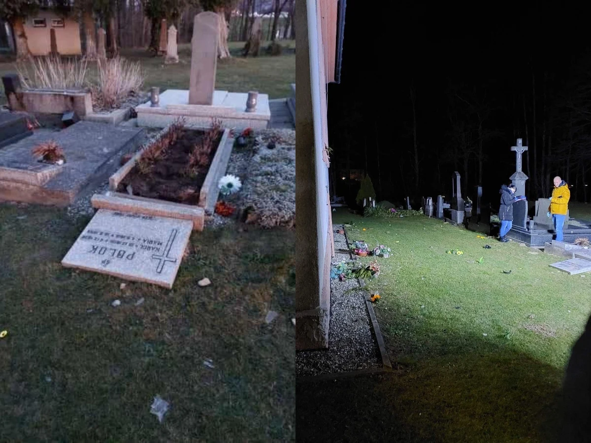 Ktoś zdewastował kilka nagrobków na cmentarzu luterańskim w Kozakowicach. Zniszczone zostały też okna w tamtejszej kaplicy.