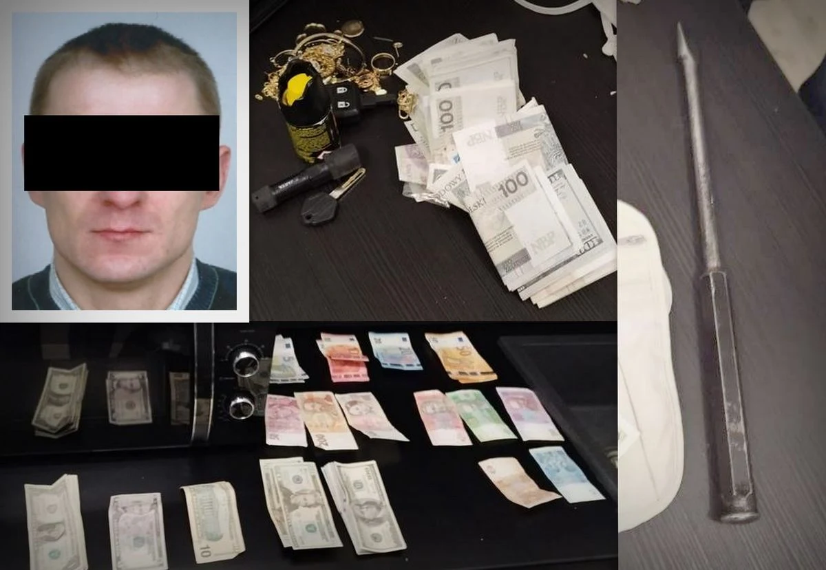 40-letni włamywacz wpadł w ręce lubelskiej policji i został tymczasowo aresztowany. Do aresztu trafiła też jego partnerka, która w swoim mieszaniu ukrywała fanty z rabunków. Mężczyzna jest podejrzany o kilkadziesiąt włamań w całym kraju.