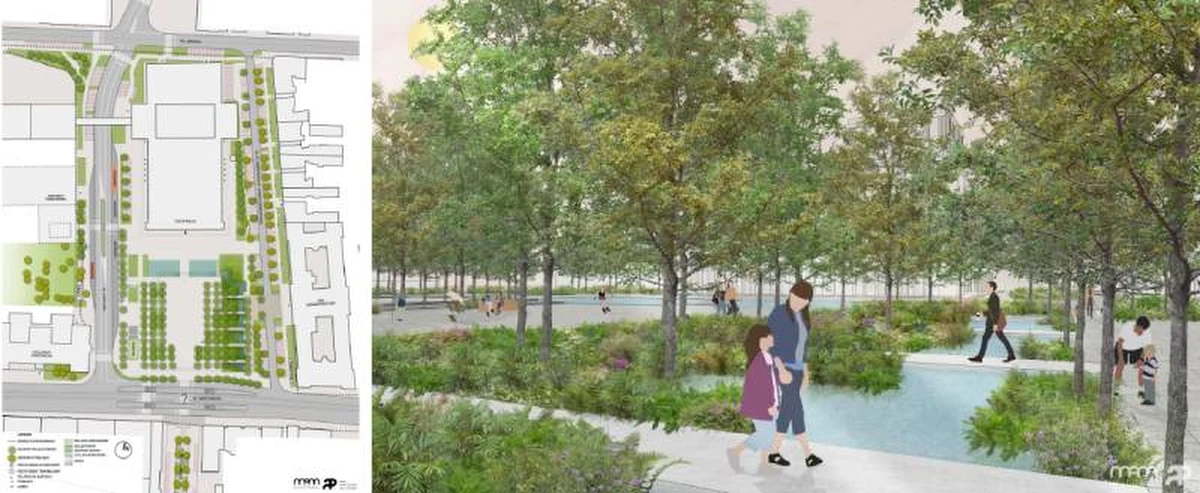 Ponad 200 drzew zostanie dosadzonych na placu Dąbrowskiego. Po spotkaniach i konsultacjach łodzianie spośród trzech zaproponowanych projektów przebudowy placu wybrali ten, który spodobał im się najbardziej. Dwie trzecie głosów zdobył wariant drugi.

