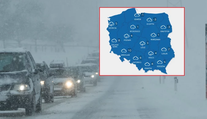 Do Polski zbliża się załamanie pogody. Uwaga na śnieżyce, ostry mróz i gołoledź