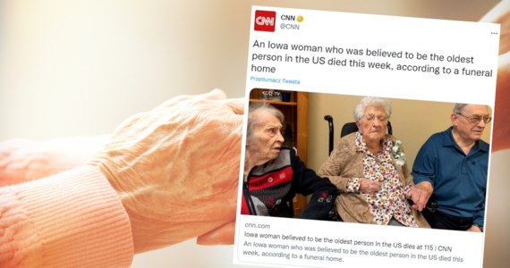 W stanie Iowa zmarła 115-letnia Bessie Hendricks. W chwili śmierci była najstarszą mieszkanką USA - informuje CNN.