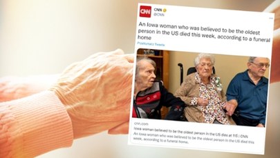 Zmarła najstarsza kobieta w USA. Miała 115 lat