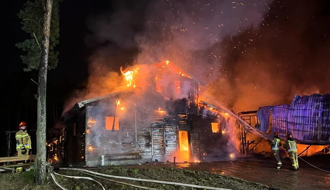Warszawa: Pożar w stadninie koni. Spłonęło osiem zwierząt