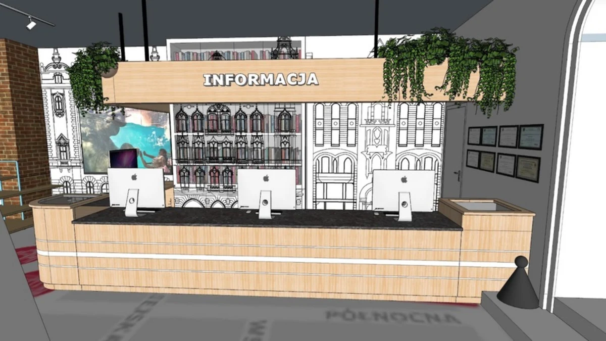 Gigantyczna mapa Łodzi, która przeprowadzi cię od placu Wolności przez Manufakturę do Nowego Centrum Łodzi oraz zabytkowy tramwaj - tak będzie wyglądało nowe, tworzone właśnie Centrum Turystyczne w Łodzi. 