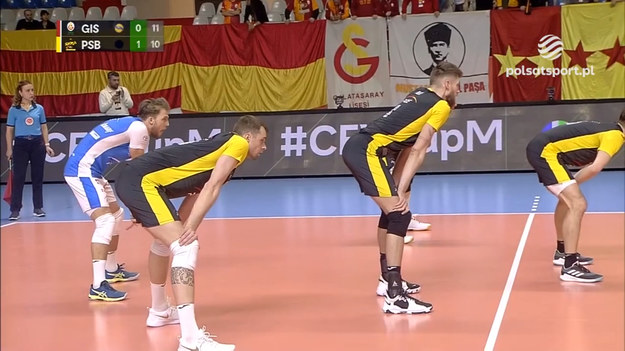 Skrót meczu Galatasaray HDI Sigorta Stambuł - PGE Skra Bełchatów w ramach Pucharu CEV.