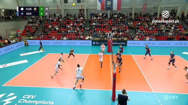 Skrót meczu CEV Ligi Mistrzów: VK CEZ Karlovarsko – Grupa Azoty ZAKSA Kędzierzyn-Koźle 2:3 (25:23, 21:25, 18:25, 25:23, 13:15)

