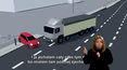 "Stop drogówka": Kierowca ciężarówki spowodował kolizję zmieniając pas ruchu