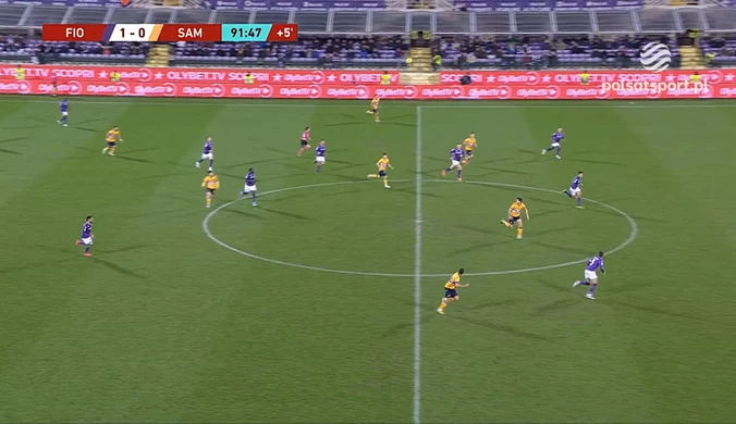 Fiorentina - Sampdoria Genua 1:0. Skrót meczu. WIDEO
