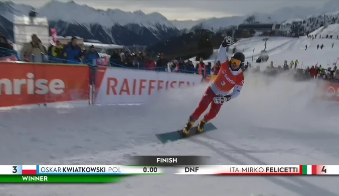 Kwiatkowski wygrywa zawody w slalomie gigancie podczas snowboardowych zawodów PŚ. WIDEO