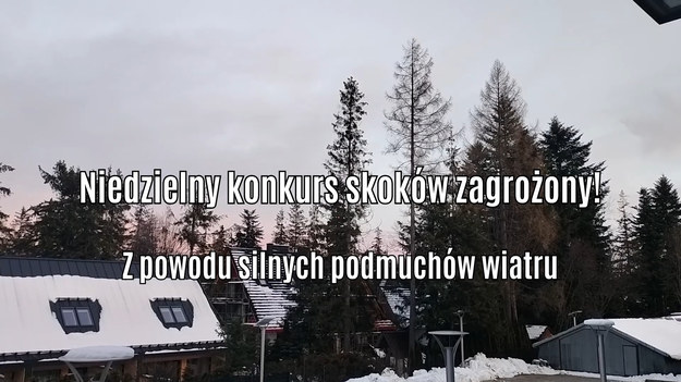 Noc z 14 na 15 stycznia i niedzielny poranek nie nastrajają optymistycznie przed konkursem indywidualnym Pucharu Świata w Zakopanem. Wiatr mocno daje się we znaki. A sytuacja, według prognoz, ma tylko się pogarszać.