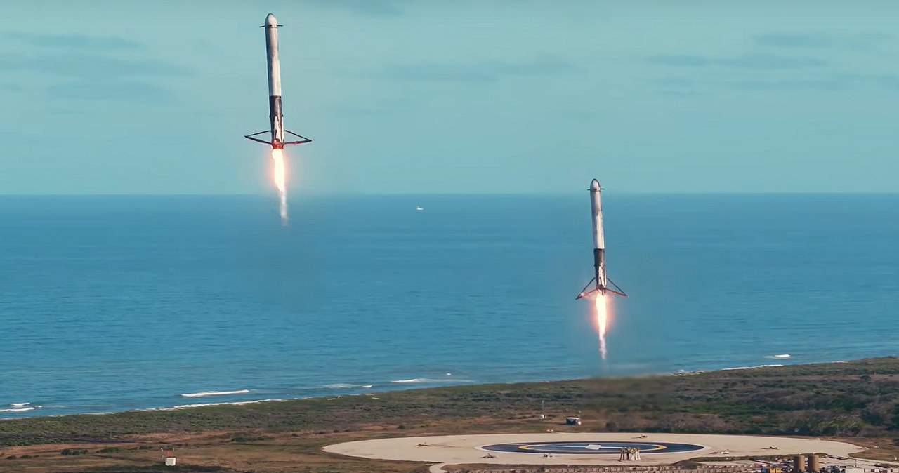 Firma Elona Muska wyniosła na ziemską orbitę tajemnicze satelity należące do armii Stanów Zjednoczonych. Lot potężnej rakiety Falcon Heavy wyglądał spektakularnie.