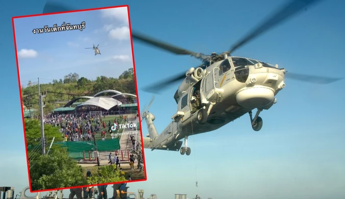 Helikopter przeleciał zbyt nisko. Konstrukcja przygniotła dzieci