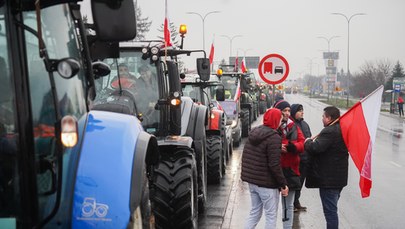 Rolnicy protestują przeciwko sprowadzaniu zboża z Ukrainy