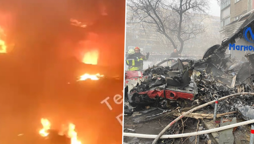 Katastrofa lotnicza w Ukrainie. Nie żyje szef MSW Denys Monastyrski