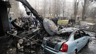 Szef ukraińskiego MSW wśród ofiar katastrofy śmigłowca. Zełenski zlecił śledztwo