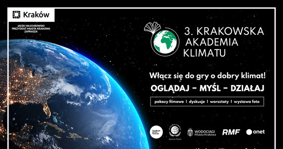 Można się już zapisywać do wiosennej edycji Krakowskiej Akademii Klimatu. To wyjątkowy projekt edukacyjny skierowany do młodzieży szkół ponadpodstawowych, łączący wiedzę na temat ochrony środowiska z pokazami najlepszych filmów ekologicznych ostatnich lat.
