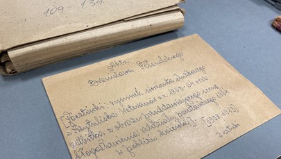 Niezwykłe archiwalia w Archiwum Akt Nowych w Warszawie