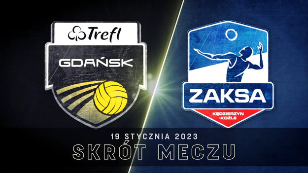 Skrót meczu 21. kolejki PlusLigi Trefl Gdańsk - Grupa Azoty ZAKSA Kędzierzyn-Koźle 3:1 (25:22, 22:25, 25:18, 25:23).