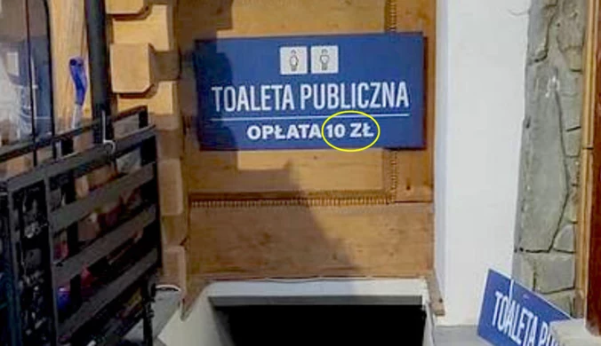 "Toaleta grozy". Inflacja dotknęła nawet szalety w Zakopanem