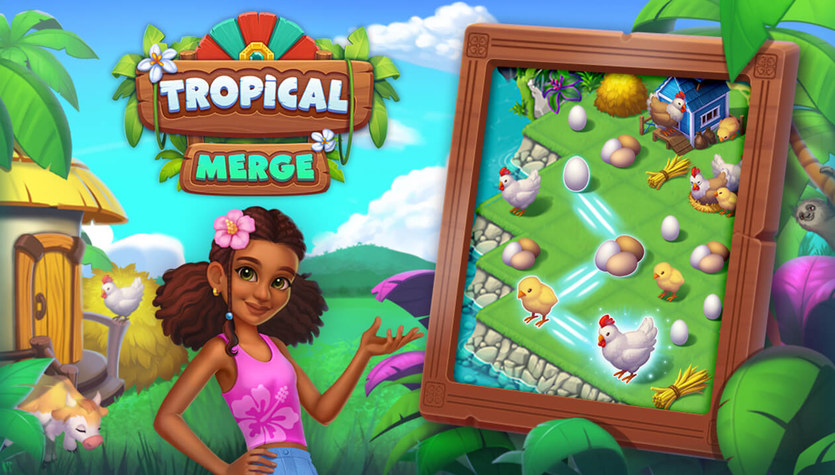 Gra online za darmo Tropical Merge zaprasza Cię do swojego świata! Przygotuj się na rodzinną przygodę na farmie, pełną tajemnic i niezwykłych postaci. Pomóż mieszkańcom uratować ich rajską zatokę, jednocześnie odnawiając wyspę i rozwijając swoją tropikalną farmę. Wyrusz na wyprawy, aby odkryć inne wyspy i rozwiązać jeszcze więcej zagadek. Nie przegap swojej szansy na zbudowanie doskonałej tropikalnej farmy!