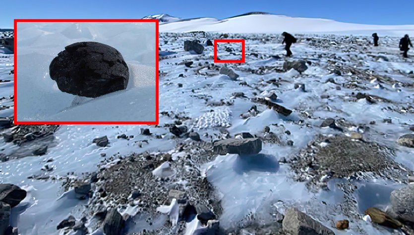 Mysterious Black Stones.  An unusual find in Antarctica