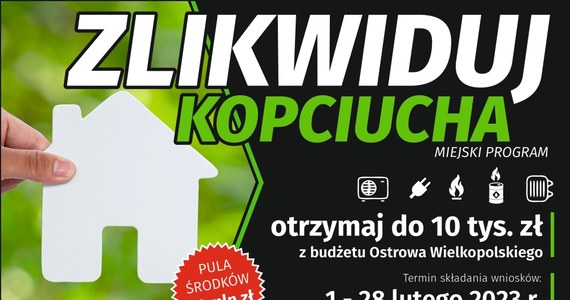 Ponad milion złotych przeznaczy w tym roku Ostrów Wielkopolski na wymianę starych pieców węglowych na ekologiczne źródła ciepła. Nabór wniosków od mieszkańców ruszy 1 lutego i będzie trwał przez cały miesiąc. 

