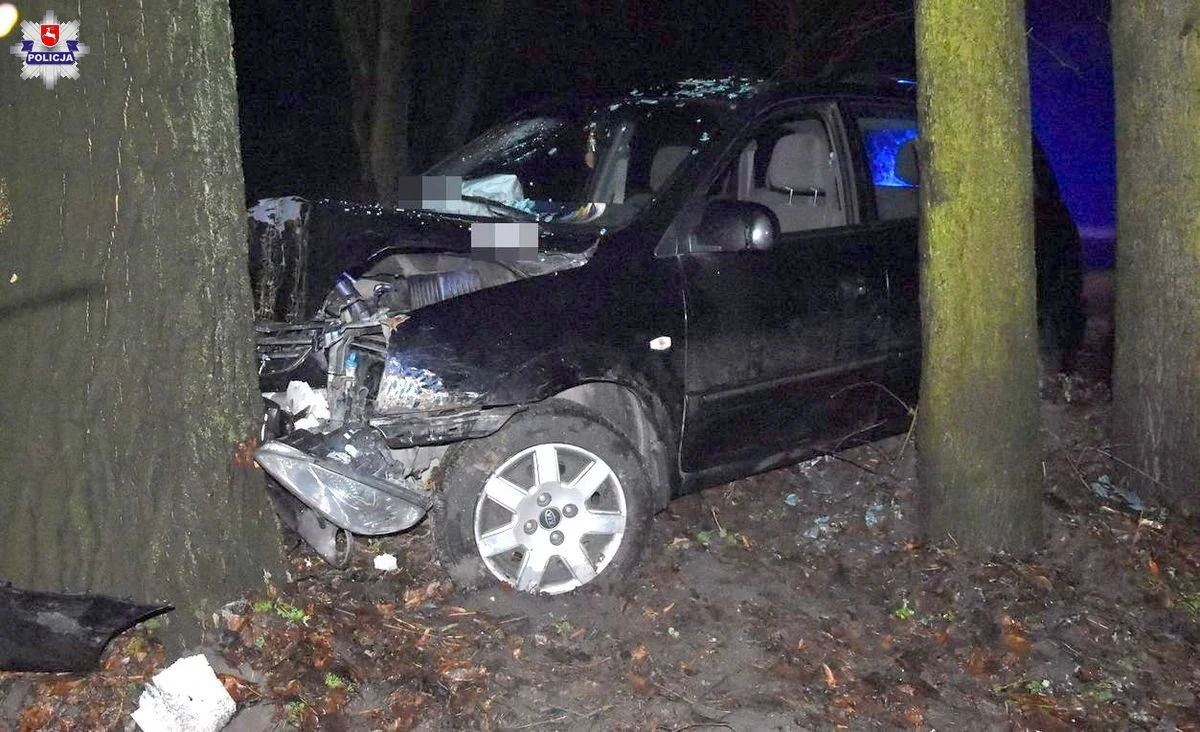 45-letni kierowca trafił do szpitala po wypadku, do którego doszło w nocy w Branicy Radzyńskiej na Lubelszczyźnie. Na łuku drogi mężczyzna stracił panowanie nad autem, wypadł z drogi i uderzył w drzewo. Policjantom tłumaczył, że przecierał szybę i nie zauważył zakrętu.

