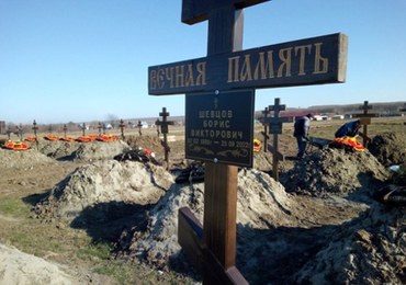 "NYT": Coraz więcej grobów na cmentarzu Grupy Wagnera 