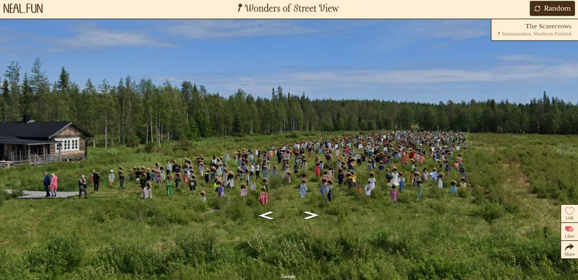 /Zrzut ekranu/Wonders of Street View/Neal.fun /materiał zewnętrzny