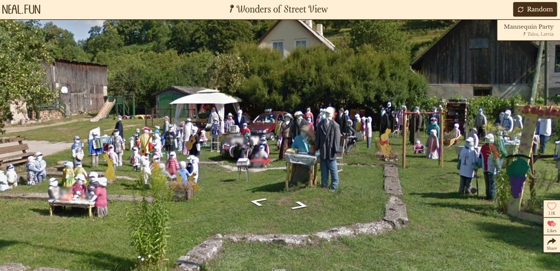 /Zrzut ekranu/Wonders of Street View/Neal.fun /materiał zewnętrzny