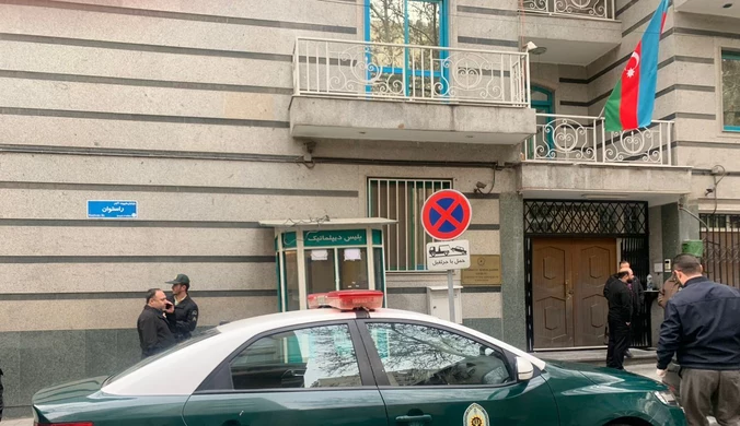 "Zdradziecki atak" na ambasadę Azerbejdżanu w Iranie. Jedna osoba nie żyje