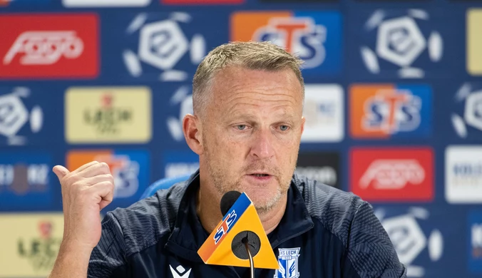 Trener Lecha Poznań wstrząsnął kibicami. Powtórzył jednak dwa razy