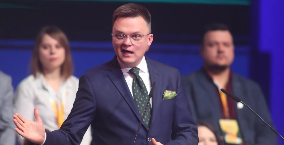 Przestańmy czarować się mitem jednej listy - mówił lider Polski 2050 Szymon Hołownia, podkreślając, że opozycja różni się między sobą. "Lepiej, żebyśmy uczciwie powiedzieli ludziom przed wyborami, że będziemy się różnić, niż żeby mieli być później rozczarowani" - przyznał.
