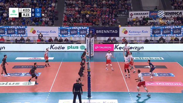 Fragment meczu 22. kolejki PlusLigi Grupa Azoty ZAKSA Kędzierzyn-Koźle - Asseco Resovia.

