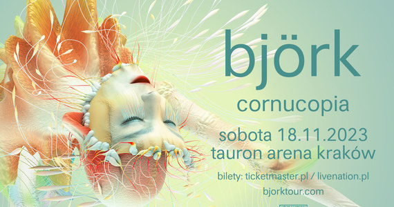 18 listopada w krakowskiej Tauron Arenie odbędzie się koncert Björk. Będzie on elementem trasy o nazwie Cornucopia arena tour. Sprzedaż biletów rozpocznie się już 3 lutego.  
