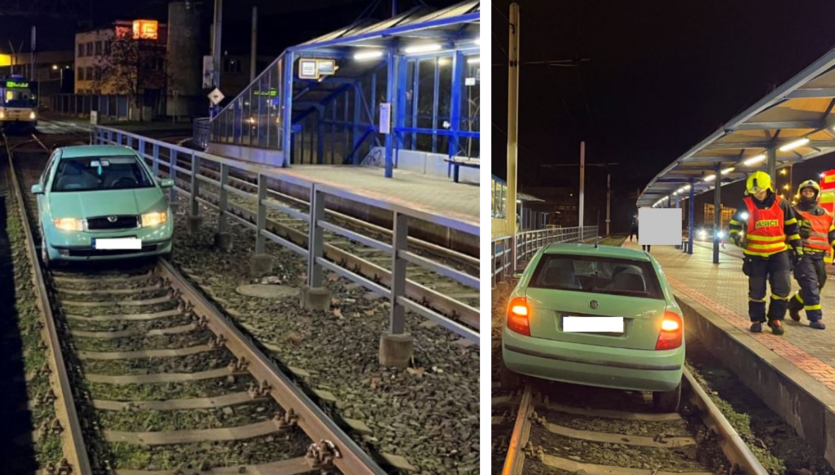Czech Republic, Ostrava: The 21-year-old was driving on the tram tracks.  I obeyed the navigation