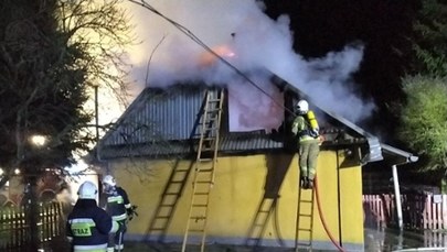 Tragiczny pożar w Lubelskiem. Zginął 70-latek