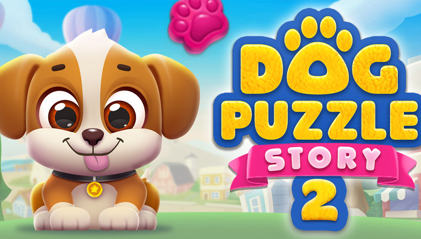 Gra online za darmo Dog Puzzle Story 2 to gra z serii "Dopasuj 3". Układaj razem ze szczeniaczkiem Charliem kolorowe elementy i zdobądź jak najwięcej punktów. Dołącz do pełnej przygód podróży przez kolorowe puzzle pełne zabawek, psich poduszek i smakołyków rozsianych po całym ogrodzie! Pomóż Charliemu umieścić wszystkie przedmioty we właściwym miejscu i wykopać wszystkie kości!