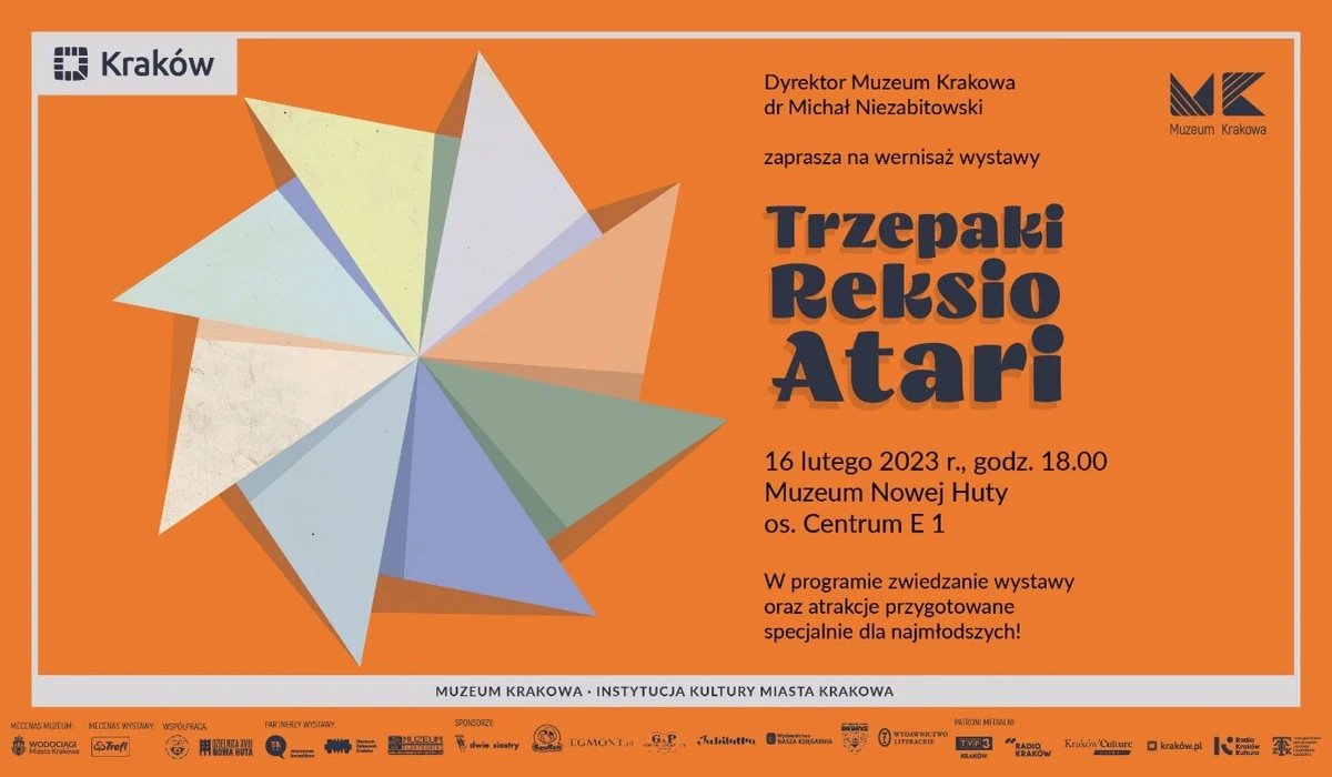 Autentyczna lalka filmowa Misia Uszatka, oryginalne folie animacyjne, przedstawiające m.in. Bolka i Lolka oraz Reksia czy oryginalne plansze komiksowe, m.in. z cykli Kajko i Kokosz - to tylko niektóre elementy wystawy "Trzepaki, Reksio, Atari". Gry, zabawy podwórkowe i rozrywki dziecięce z czasów PRL prezentuje najnowsza ekspozycja krakowskiego Muzeum Nowej Huty. Dostępna będzie od połowy lutego.
