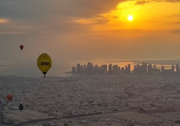 Sześć lotów i niezwykłe widoki. Balon RMF FM królował na katarskim niebie