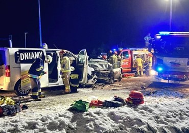 10 poszkodowanych w zderzeniu samochodów pod Raciborzem