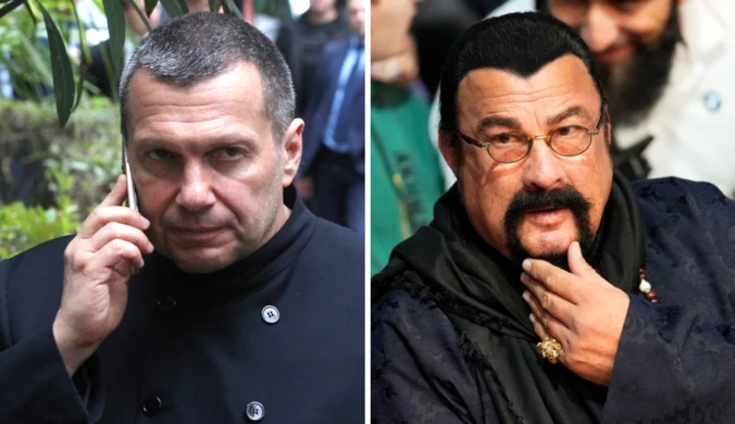 Propagandysta odebrał telefon na wizji. "Dzwoni mój przyjaciel, Seagal"