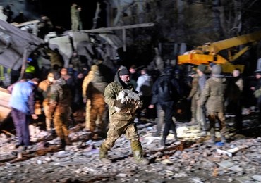 Atak rakietowy na Kramatorsk. Pocisk uderzył w blok