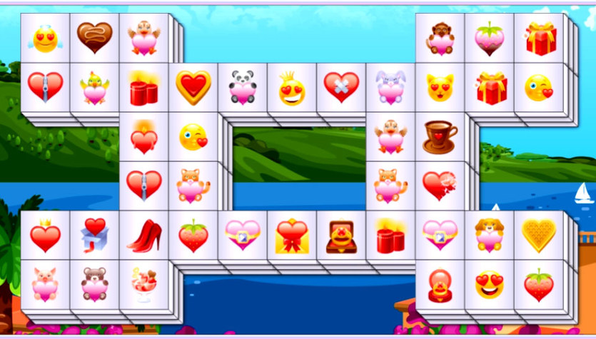 Gra online za darmo Valentines Mahjong Deluxe to legendarna gra Mahjong z walentynkowymi przedmiotami i ekscytującymi poziomami. Jeśli lubisz gry typu Mahjong i masz ochotę na coś po prostu w nowej odsłonie - ta pozycja jest zdecydowanie dla Ciebie!