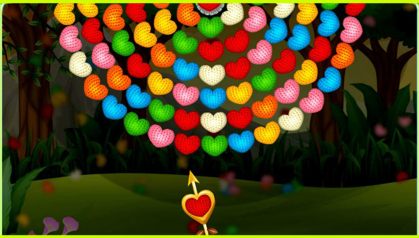 Gra w kulki Valentines Bubble Wheel to gra, w której znajdziesz obracające się koło z kulkami w kształcie serca. 
