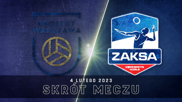 Skrót meczu Projekt Warszawa – Grupa Azoty ZAKSA Kędzierzyn-Koźle 3:1 (25:21, 25:13, 19:25, 25:21) w 23. kolejce PlusLigi.

